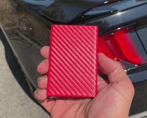 
            
                Load and play video in Gallery viewer, &amp;#39;Red Rose&amp;#39; Carbon Fiber Wallet
            
        