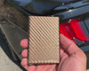 Gold carbon fiber wallets